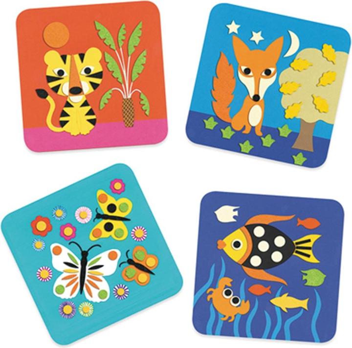 Actual product image Djeco Felt pictures Sweet Nature