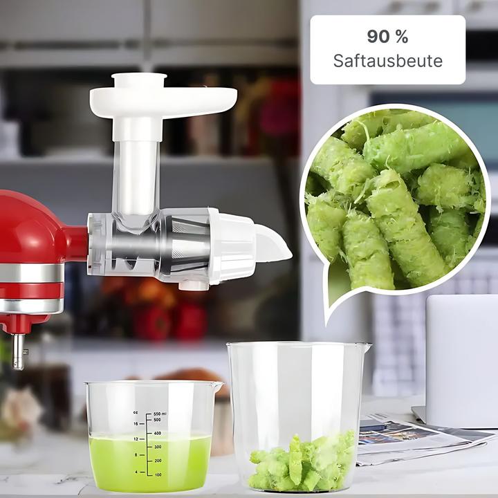 Produktbild Hermex Alternativer Entsafter für KitchenAid Slow Juicer Aufsatz Saftpresse