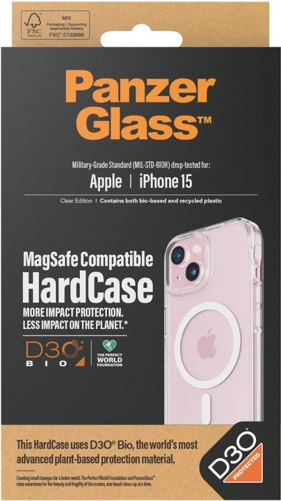 Immagine prodotto PanzerGlass Custodia rigida (Apple iPhone 15)