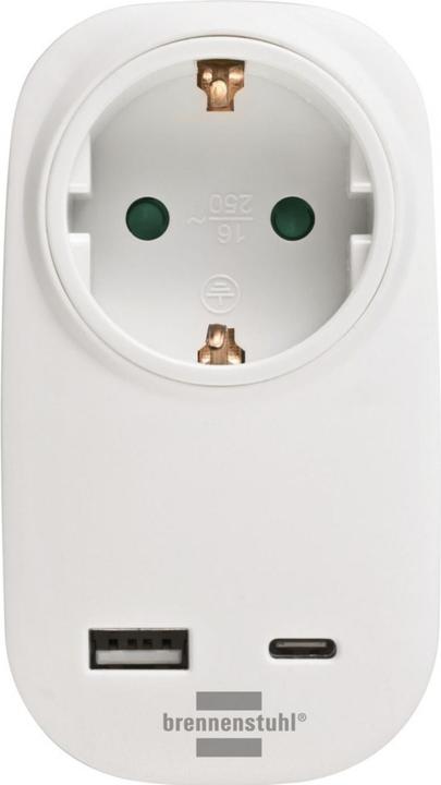 Produktbild Brennenstuhl Steckdosenadapter+ USB-Charger PD