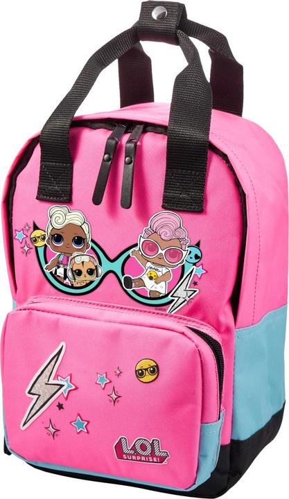 Image du produit Euromic L.O.L. Surprise! Petit sac à dos Together 4Eva avec pompon rose attaché à la tirette de la