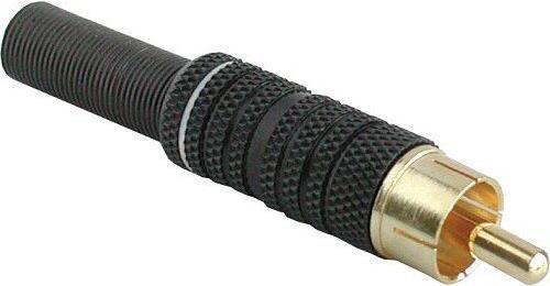 Actual product image InLine RCA plug solder version