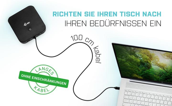 Produktbild i-tec USB-C HDMI DP Docking Station (USB-C, 3 Ports)