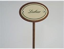 Plume d'épice Laurier Plaque en émail 25 cm (25 cm)