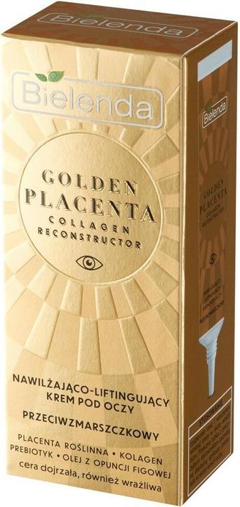 Produktbild Bielenda Golden Placenta Collagen Reconstructor Moisturizing And Lifting Anti-Wrinkle Eye Cream 15Ml (15 ml, Tag + Nacht)