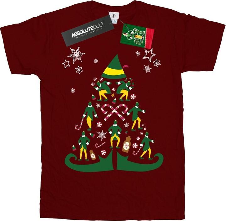 Actual product image Elf Boys Christmas Tree T-Shirt (140, 146)