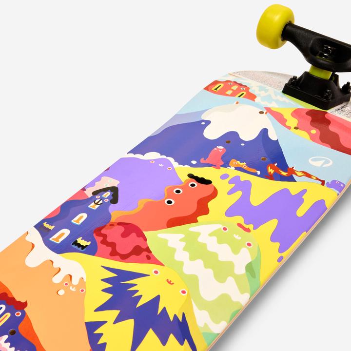 Produktbild Decathlon Play 120 Happy Kids' Skateboard Ages 3 to 7 (7.25")