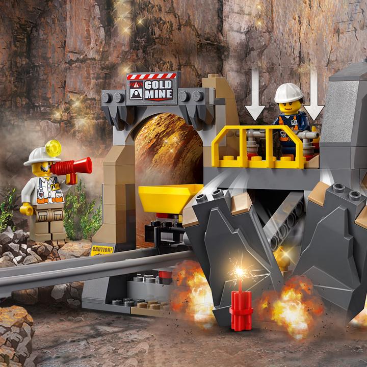 Image du produit LEGO Des professionnels de l'exploitation minière sur le site d'extraction (60188, LEGO City)