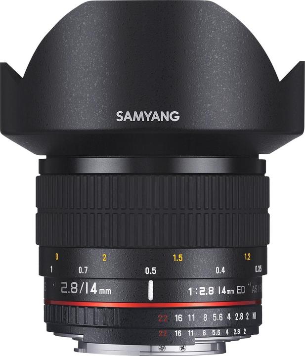 Image du produit Samyang 14mm F2.8 Canon EF AE (Canon EF, Plein format)
