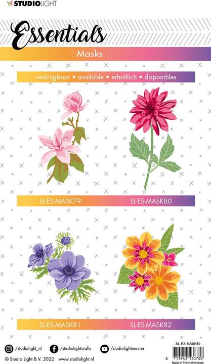 Immagine prodotto Studio Light Maschera Stencil Dahlia Essentials