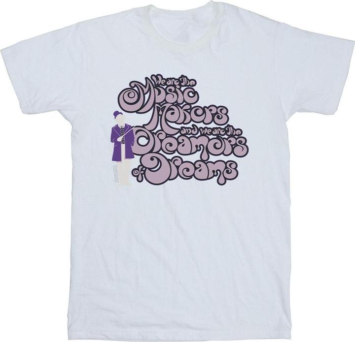 Produktbild Willy Wonka & the Chocolate Factory Dreamers Text TShirt Mädchen (140, 146)