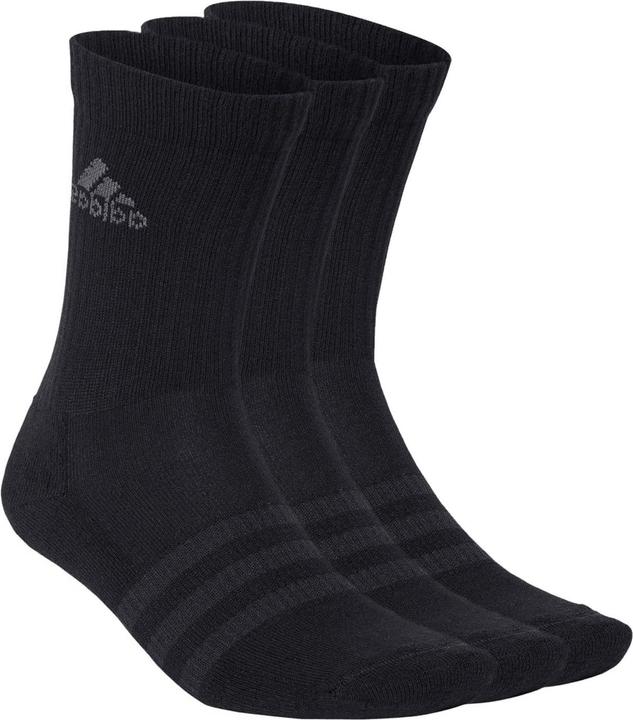 Actual product image adidas Unisex Adult Cushioned Crew Socks (Pack of 3) (pack of 3, L)