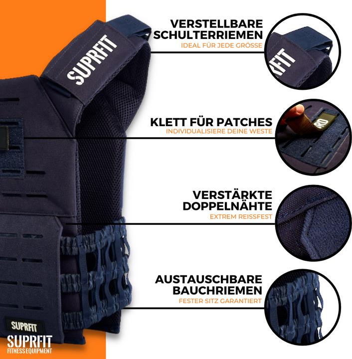 Produktbild Suprfit Sigurd 3D Gewichtsweste (1 x 8 kg)