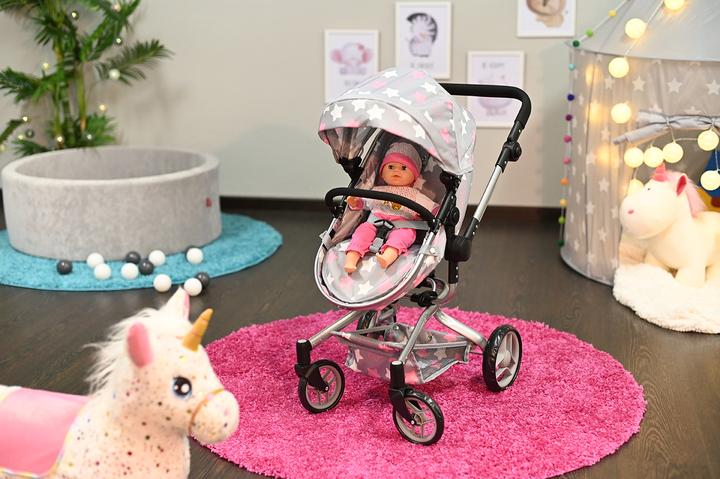 Produktbild Knorrtoys Puppenwagen Boonk - "star grey pink"