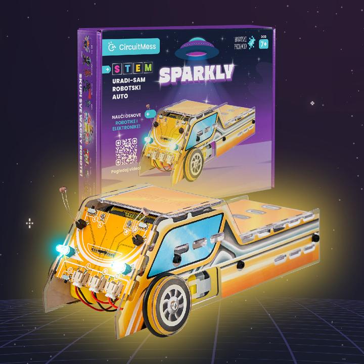 Produktbild CircuitMess Sparkly - Roboterauto - Elektronik Bausatz