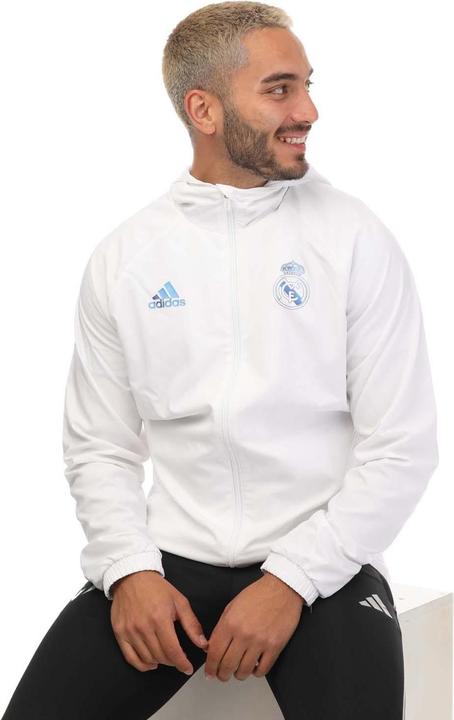 Immagine prodotto adidas Giacca a Vento Real Madrid CF Con Cappuccio Uomo (XS)