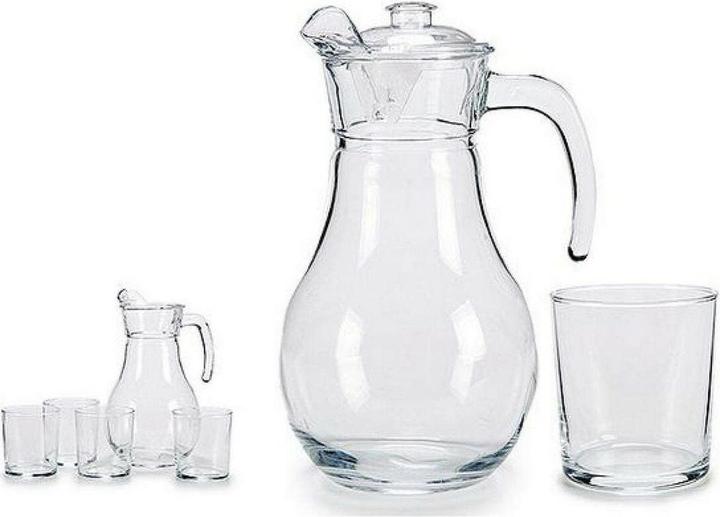 Actual product image Vivalto Glass set jug 5 pcs glass 4 x (40 cl) / 1 x (1.8 l) (1.80 l, 5 x)