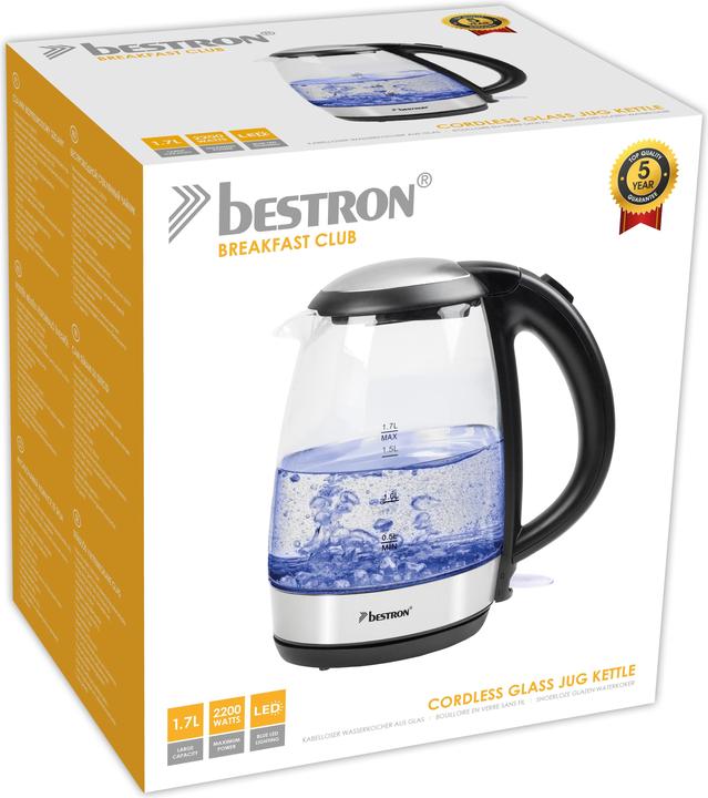 Image du produit Bestron AWK780G Bouilloire électrique (1.70 l)