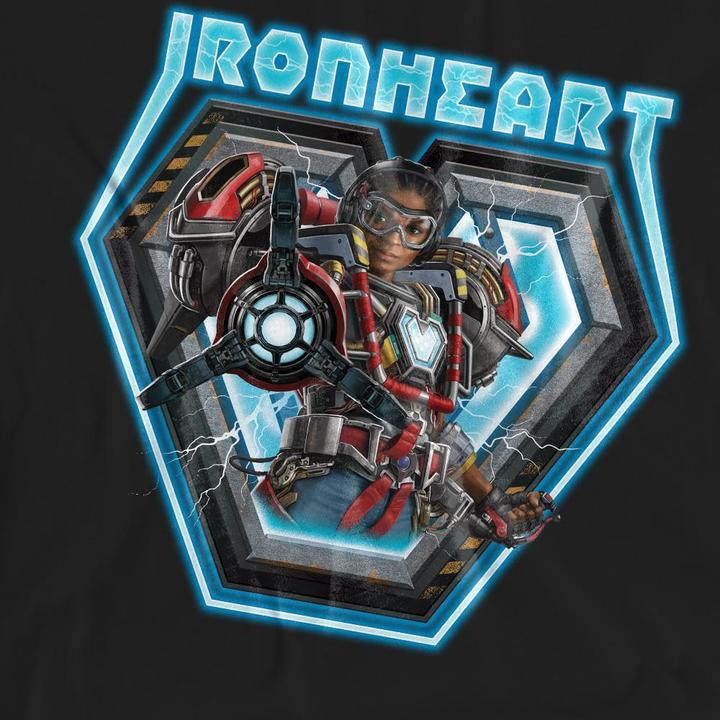 Actual product image Black Panther: Wakanda Forever Unisex Adult Ironheart Glow T-Shirt (L)