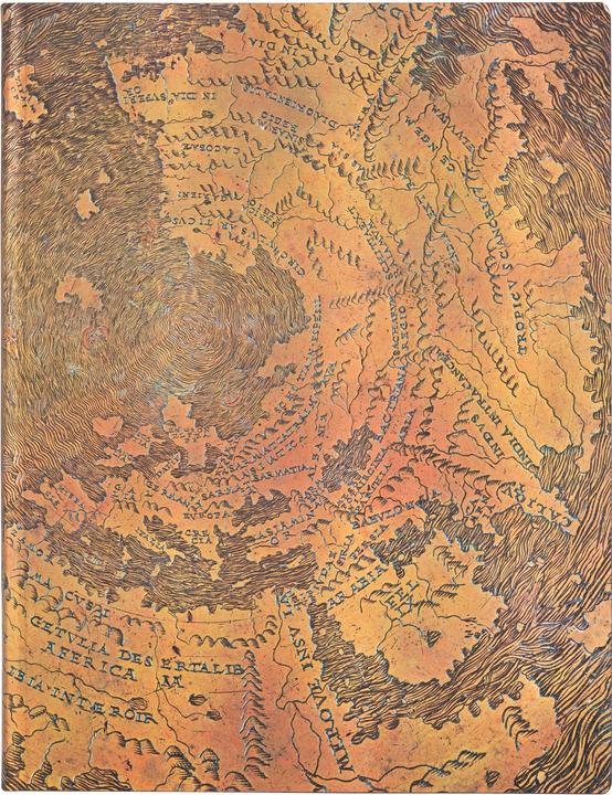 Immagine prodotto Paperblanks Taccuino Hunt-Lenox-Globus 18 x 23 cm, foderato, marrone (18 x 23 cm, Righe, Copertina morbida)