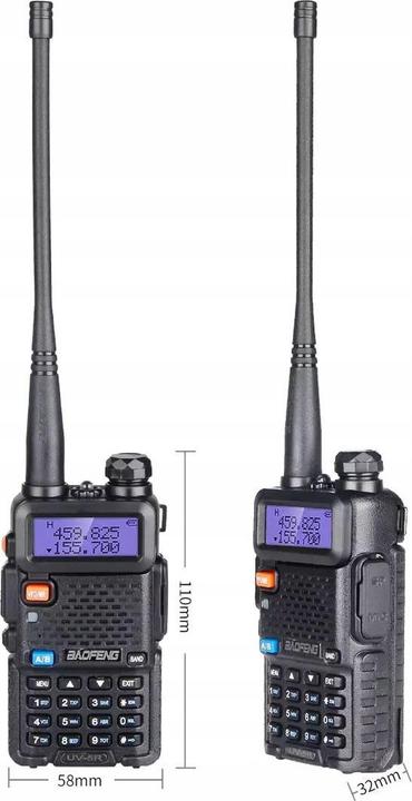 Actual product image Baofeng Krótkofalówka UV-5R HTQ (10 km)