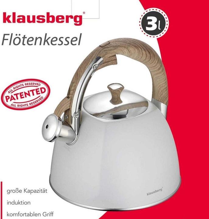 Image du produit Klausberg Kettle with whistle 3L KB-7500 (3 l)