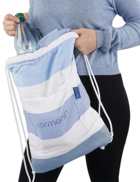 Produktbild Normani Badehandtuch mit Rucksackfunktion (90 x 170 cm)