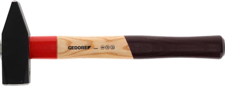Image du produit Gedore 600 E-2000 Marteau de serrurier ROTBAND-PLUS avec manche en frêne, 2 kg (2491 g)