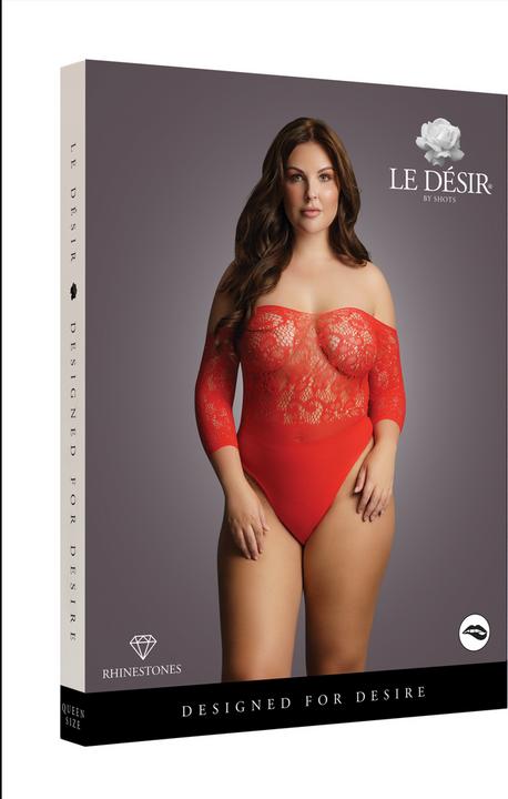 Productafbeelding Le Désir Kruisloze Rhinestone Teddy (Eén maat voor iedereen)