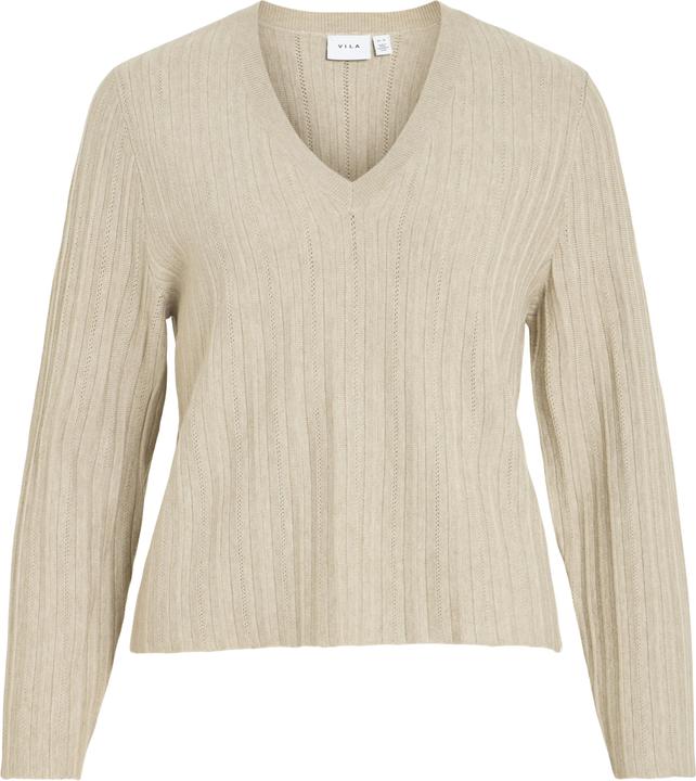 Vila V-Ausschnitt Stricktop