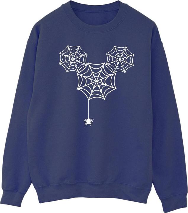 Disney Mickey Mouse Spider Web Head Sweatshirt (S)