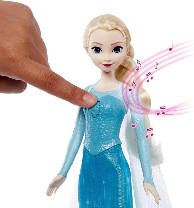 Produktbild Mattel Disney Frozen Singende Puppe Prinzessin Elsa aus dem Eiskönigreich JDX52