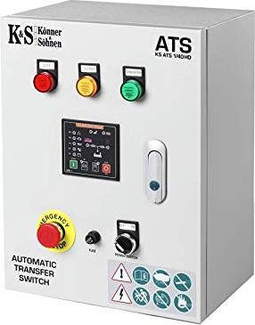 Actual product image MGA The ATS unit KS ATS 1/40HD (automatic switchover to emergency power) starts the generator