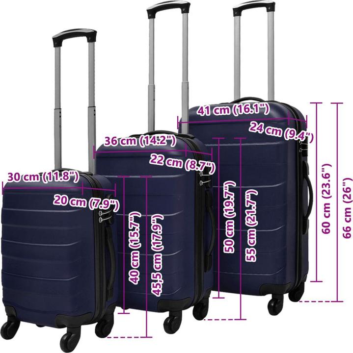 Immagine prodotto VidaXL Farand (Bagaglio a mano (fino a 50 litri))