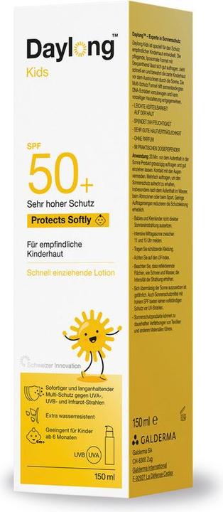 Immagine prodotto Daylong Lozione per bambini (Crema solare, SPF 50+, 150 ml, 220 g)