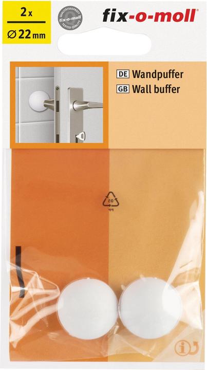 Produktbild Fix-o-moll Türpuffer (2 Stück, Ø 2.5 cm)