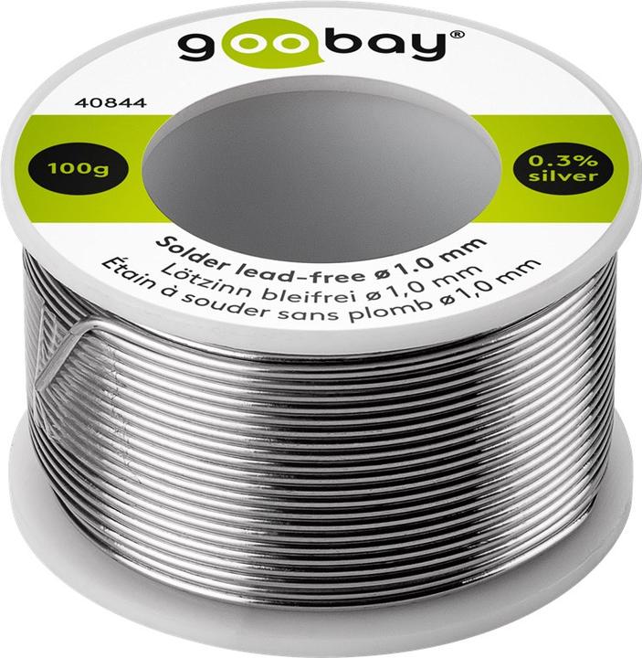 Produktbild Goobay Profi Lötzinn bleifrei, ø 1,0 mm, 100 g (Lötzinn)