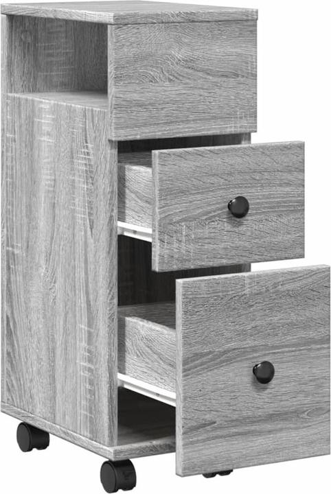 Immagine prodotto VidaXL Mobile bagno stretto con rotelle