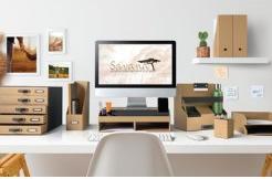 Produktbild Oxford Stehsammler "Savana", DIN A4+, aus Karton, natur aus Recycling-Karton, für Format DIN A4, Fassungsve (A4)