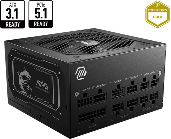 Actual product image MSI MAG A750GL PCIE5 II (750 W)