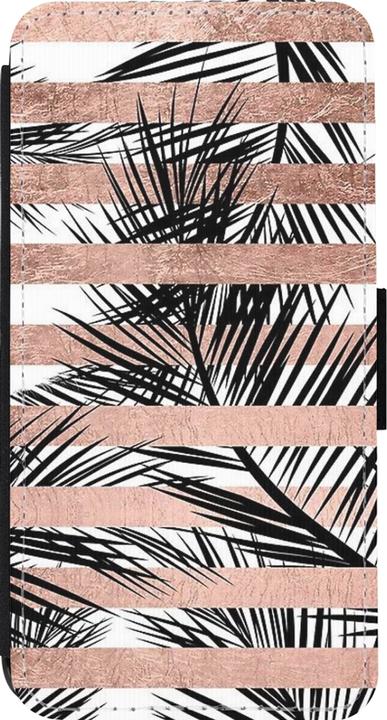 Immagine prodotto PhoneLook Portafoglio Coque noir Palme a righe dorate (Apple iPhone 14 Pro)
