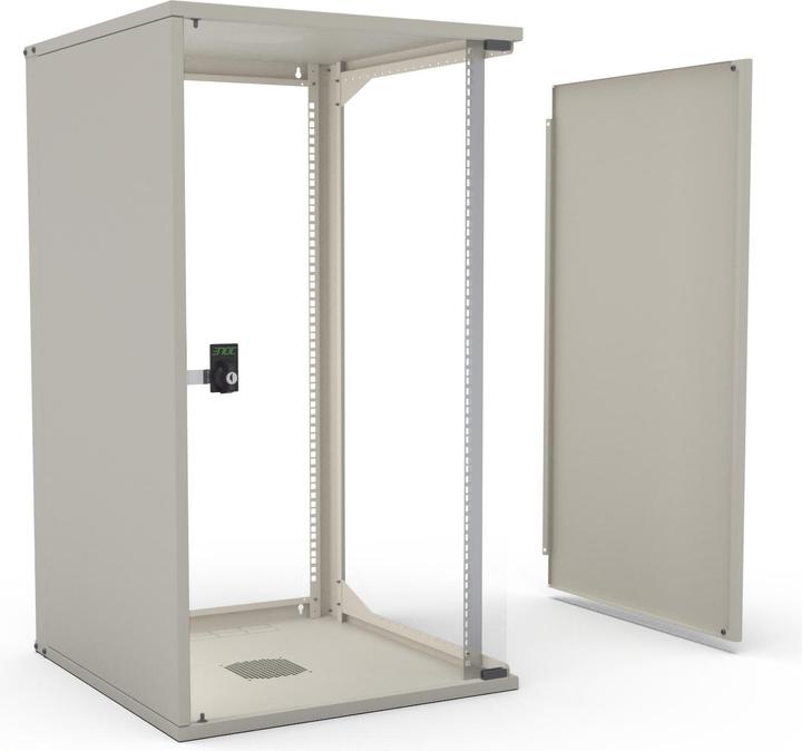 Produktbild Enoc System AB Economy Wandschrank 21HE 550x600x980mm gr W3 21-6 (57426) (19 Zoll Rack)