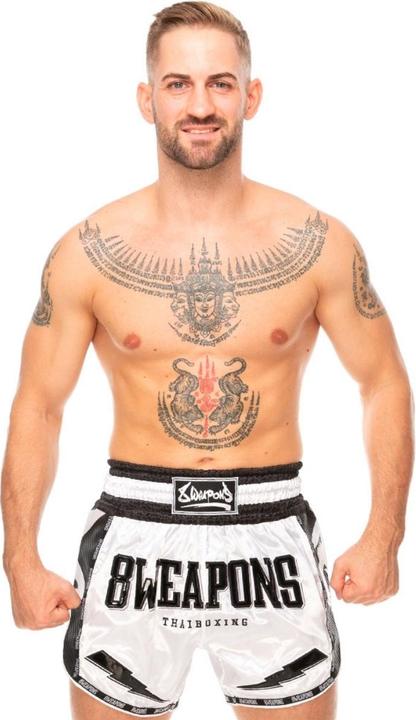 Actual product image 8Weapons 8 Weapons Muay Thai Shorts Carbon - Snow Night (XXL)