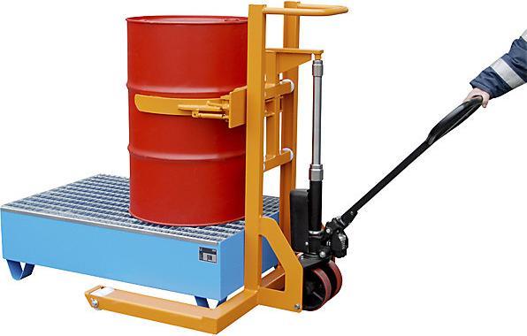 Immagine prodotto Bauer Südlohn Rullo sollevatore a tamburo FHR 600 K, verniciato, giallo-arancio (300 kg)