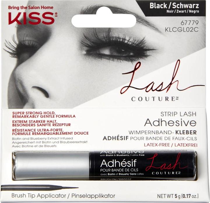 Produktbild KISS Lashes - Lash Couture Glue Black (Künstliche Wimpern)