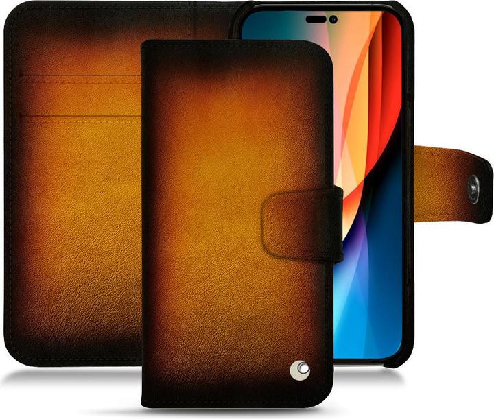 Actual product image Noreve Leather wallet with horizontal flap (Apple iPhone 14 Pro)