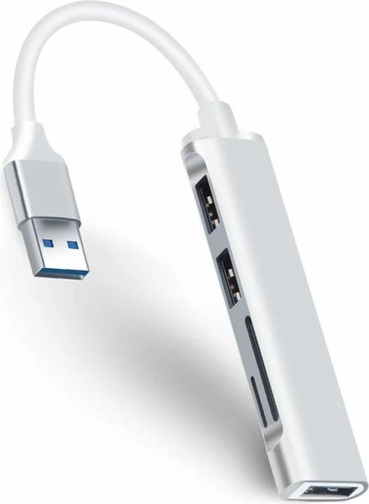 PowerGuard USB-C OTG Hub 3-Fach USB 3.0 SD MicroSD Karten Slot Cardreader (USB-A)