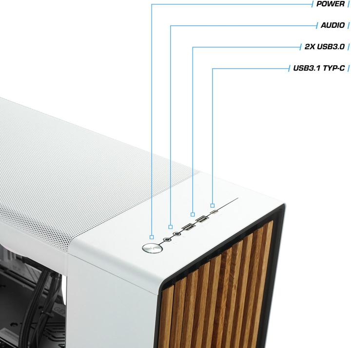 Produktbild Kiebel White Forest Ultra (Intel Core Ultra 7 265KF, 32 GB, 1000 GB, GeForce RTX 5060 Ti)