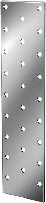 Image du produit Vormann Plaques perforées sendzimir galvanisées 240 x 80 mm