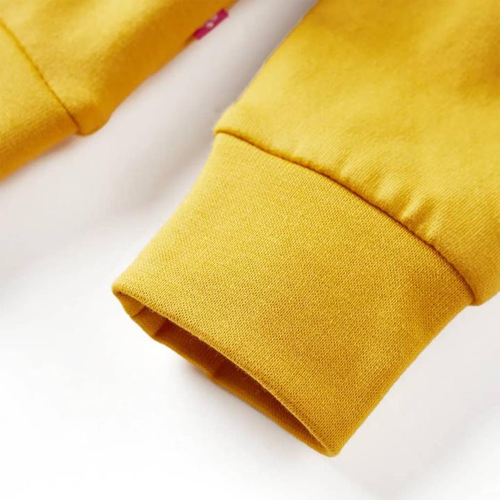 Produktbild VidaXL Kinder-Sweatshirt Dunkles Ocker 92,Material: 95 % Baumwolle (92)